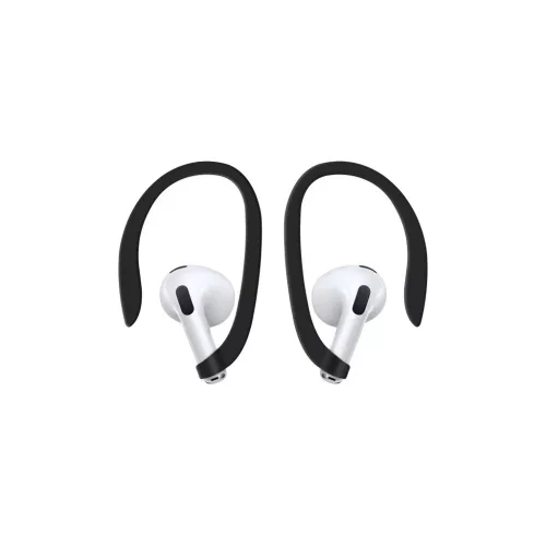 UNIQ tok Nexo AirPods 4 készülékhez + silikon fülhorgok fekete
