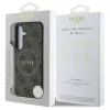 Guess Leather 4G Colored Ring Classic Logo MagSafe Samsung Galaxy S25 Plus készülékhez tok barna