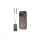 Guess GUHCP14LP4TDSCPW iPhone 14 Pro 6.1" készülékhez kemény tok Crossbody 4G Metal Logo barna