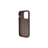 Guess GUHCP14LP4TDSCPW iPhone 14 Pro 6.1" készülékhez kemény tok Crossbody 4G Metal Logo barna