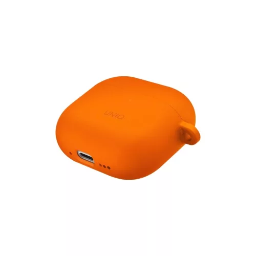UNIQ tok Nexo AirPods 4 készülékhez + Ear Hooks Silicone, narancs