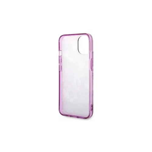 Guess GUHCP14MHGPLHF iPhone 14 Plus / 15 Plus 6.7" készülékhez kemény tok Porcelain Collection fucsia