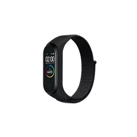 Beline Mi Band 7/6/5/4/3 NylonLoop szíj fekete