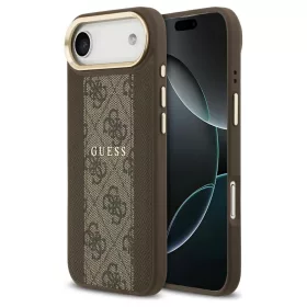   Tok Guess 4G Stripe MagSafe iPhone 17 Air készülékhez barna