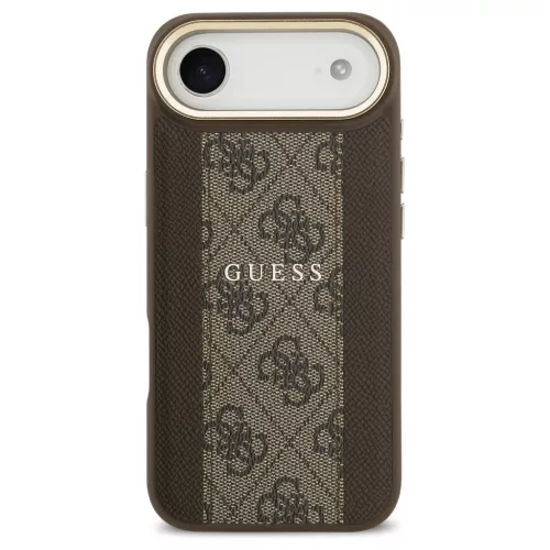 Tok Guess 4G Stripe MagSafe iPhone 17 Air készülékhez barna