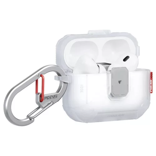 Skinarma Mecha LE tok AirPods Pro 3 készülékhez átlátszó
