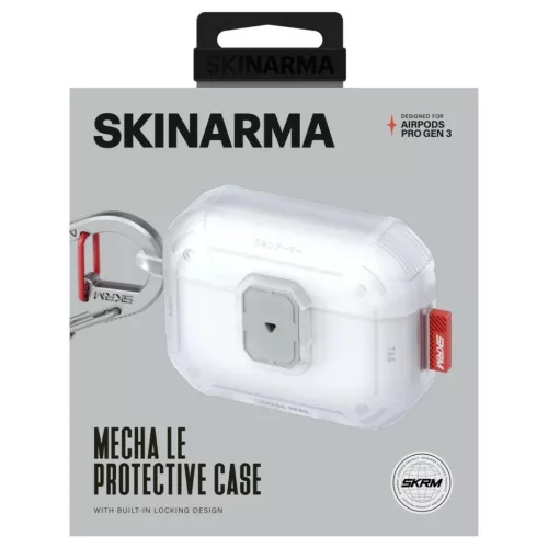 Skinarma Mecha LE tok AirPods Pro 3 készülékhez átlátszó