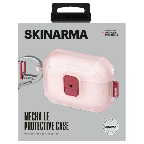Skinarma Mecha LE tok AirPods Pro 3 készülékhez fagyos rózsaszín