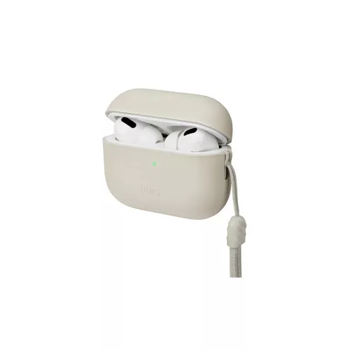 UNIQ Lino Case AirPods Pro 2 gen készülékhez szilikon tok bézs