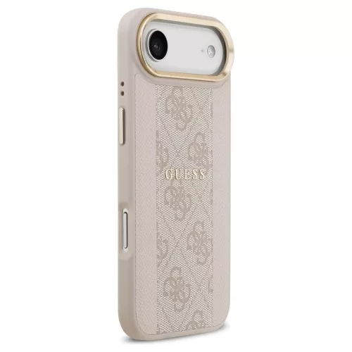 Guess 4G Stripe MagSafe tok iPhone 17 Air készülékhez rózsaszín