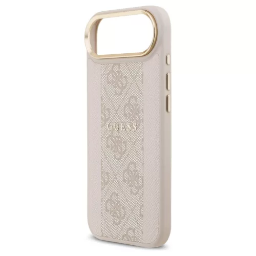 Guess 4G Stripe MagSafe tok iPhone 17 Air készülékhez rózsaszín