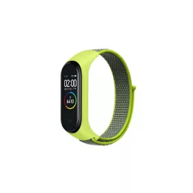   Beline Mi Band 7/6/5/4/3 készülékhez nylon hurok szíj sárga