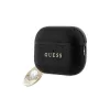 Guess GUAP2PGEHCDK AirPods Pro 2 (2022/2023) készülékhez tok Fixed Glitter Heart Diamond Charm fekete