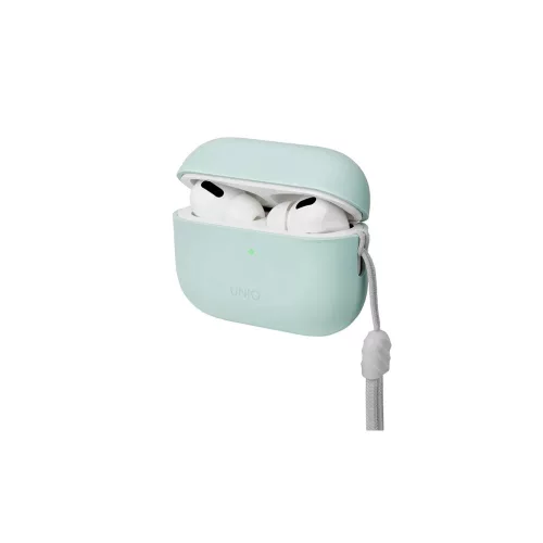 UNIQ Lino Case AirPods Pro 2 gen készülékhez szilikon tok mentazöld