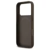 Guess Leather 4G Triangle Strass MagSafe tok iPhone 17 Pro készülékhez barna