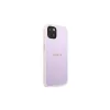 Guess GUHCP13SPSASBPU iPhone 13 mini 5,4" készülékhez tok – Saffiano Hot Stamp & Metal Logo – lila