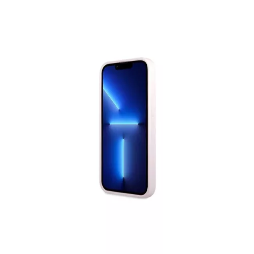 Guess GUHCP13SPSASBPU iPhone 13 mini 5,4" készülékhez tok – Saffiano Hot Stamp & Metal Logo – lila