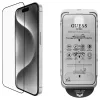 2 az 1-ben készlet Guess BP Rhinestone kijelző- és kameralencsi üveg iPhone 16 Pro Max készülékhez arany