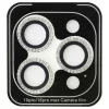 2 az 1-ben készlet Guess BP Rhinestone kijelző- és kameralencsi üveg iPhone 16 Pro Max készülékhez arany