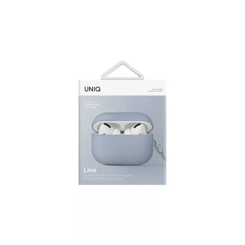 UNIQ Lino silikon tok AirPods Pro 2 gen készülékhez arktikus kék