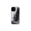 Guess GUHCP15SPSFDGSS iPhone 15 / 14 / 13 készülékhez 6,1 hüvelykes kemény tok Sequin Script Metal ezüst