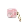 Guess GUAPUNMP AirPods Pro készülékhez tok rózsaszín Marble Collection