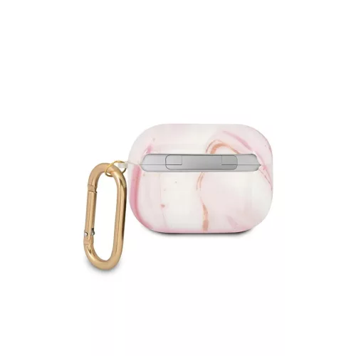Guess GUAPUNMP AirPods Pro készülékhez tok rózsaszín Marble Collection