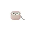 UNIQ Lino Case AirPods Pro 2 gen készülékhez szilikon tok púderrózsaszín