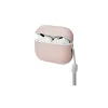 UNIQ Lino Case AirPods Pro 2 gen készülékhez szilikon tok púderrózsaszín