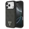 Guess Leather 4G Triangle Strass MagSafe tok iPhone 17 Pro készülékhez fekete