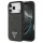 Guess Leather 4G Triangle Strass MagSafe tok iPhone 17 Pro készülékhez fekete