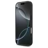 Guess Leather 4G Triangle Strass MagSafe tok iPhone 17 Pro készülékhez fekete