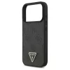 Guess Leather 4G Triangle Strass MagSafe tok iPhone 17 Pro készülékhez fekete