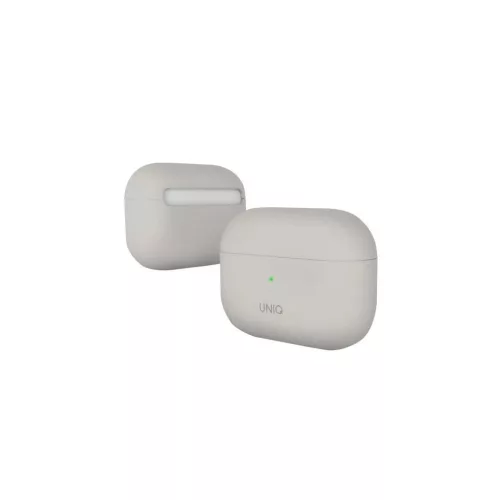 UNIQ Lino Case AirPods Pro készülékhez szilikon tok bézs, elefántcsont