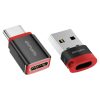 Adapter 4smarts Data Blocker USB-C to USB-A/USB-C 2 db fekete