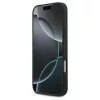 Guess Leather 4G Triangle Strass MagSafe tok iPhone 17 Pro Max készülékhez fekete