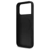 Guess Leather 4G Triangle Strass MagSafe tok iPhone 17 Pro Max készülékhez fekete