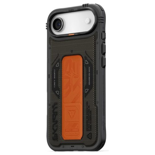 Skinarma Phantom tok iPhone Air készülékhez Magnetic Charging + Grip Stand olajzöld