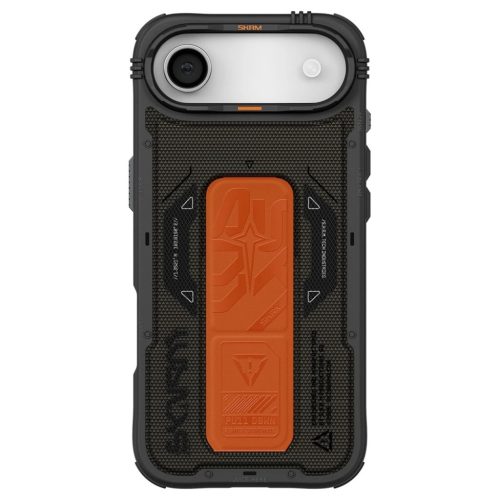 A fordítás így hangoz:Skinarma Phantom tok iPhone Air készülékhez Magnetic Charging + Grip Stand olajzöld