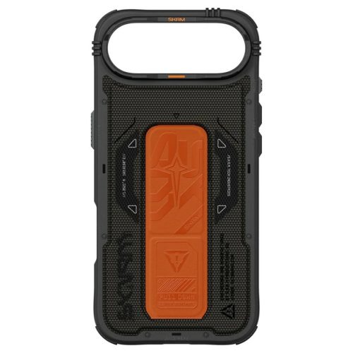 A fordítás így hangoz:Skinarma Phantom tok iPhone Air készülékhez Magnetic Charging + Grip Stand olajzöld