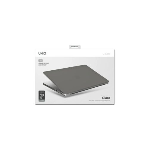 UNIQ Claro Bookcase MacBook Pro 14 (2021) készülékhez füst matt szürke