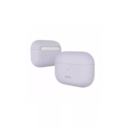 UNIQ Lino Case AirPods Pro készülékhez szilikon tok lila levendula