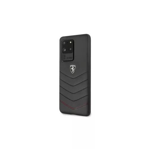 Ferrari Hardcase Heritage tok FEHQUHCS69BK Samsung Galaxy S20 Ultra G988 készülékhez fekete