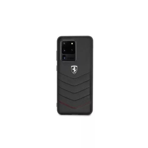 Ferrari Hardcase Heritage tok FEHQUHCS69BK Samsung Galaxy S20 Ultra G988 készülékhez fekete