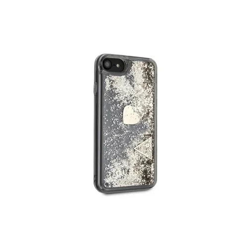 Guess GUOHCI8GLHFLGO iPhone 7/8/SE 2020/SE 2022 készülékhez keménytok Glitter Charms arany