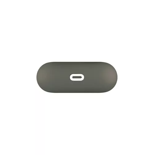 UNIQ Lino Case AirPods Pro Silicone tok AirPods Pro készülékhez szürke mohazöld