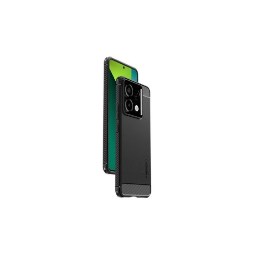 Spigen Rugged Armor Xiaomi Redmi Note 13 Pro 5G / Poco X6 5G készülékhez tok, matt fekete ACS07254