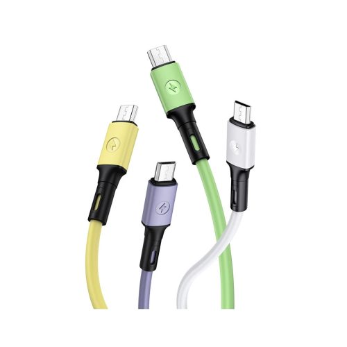 USAMS U52 microUSB 2A Fast Charge kábel 1m fehér SJ435USB01 (US-SJ435)