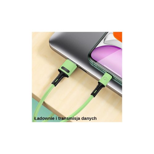 USAMS U52 microUSB 2A Fast Charge kábel 1m fehér SJ435USB01 (US-SJ435)