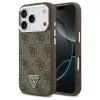 Tok Guess 4G Triangle Logo MagSafe iPhone 17 Pro készülékhez barna